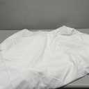 Pleated Bed Skirt Queen Size, Easy Fit with 18 Inch Tailored Drop, Wrinkle-Free Microfiber, Lightweight, Classic & Clean Look (White)