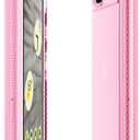 ITSKINS Spectrum R // Clear Compatible with Google Pixel 7a, Protective Phone Case, Anti-Yellowing, Shockproof Cover, and Military Grade Phone Case - Light Pink