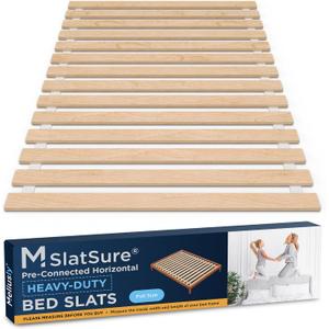 SlatSure Heavy-Duty (54x75) Full Bed Slats to Prevent Sagging