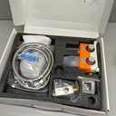 Shower Faucet Set Complete with Tub Spout Shower System Wall Mounted with 8 inch Rainfall Shower Head and Handheld Shower Rain Shower Combo for Bathroom, Brushed Nickel