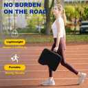 2 Pcs Stadium Seat Cushions Water-Repellent Bleacher Seat Cushions Indoor & Outdoor Seat Cushion for Bleachers Portable Stadium Cushion for Sports Events, Office Chairs, Beaches (Stylish Style - Black)