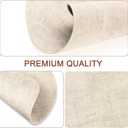 Round Faux Leather Placemats and Coasters, Set of 6, Reversible Heat Resistant Non-Slip Table Mats, Waterproof Wipeable Place Mats for Dining Table, Washable for Indoor & Outdoor (6, Beige)