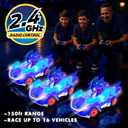 NKOK Sonic Glow Racer RC Car – Ready to Run 1/28 Scale Remote Control Vehicle with Light-Up Body