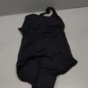 Beautikini Period Swimwear Women's One Piece Leak Proof Menstrual Bathing Suit Racerback Training Swimsuit for Teens Girls (Black) X-Small 