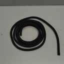 Dog and Cat Cord Protector 10ft - 3/8inch, Flexible Cable Sleeve for Easy Cord Management, Protects Cables from Pets Chewing, Ideal for USB, Power, Audio and Video Cords - Black