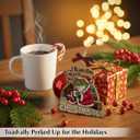 Frog Christmas Ornament 2025 - Gifts for Animal Lover, Unique Animal Lover Gifts for Women Men, Elegant Christmas Tree Decorations, Frog Ornament for Adults Boys Girls Friends