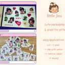 Temporary Tattoos Stickers  Cute Korean Baby & Gator Sticker Set | 20 pieces Non-Toxic Skin-Safe Emotions for Kids & Teens