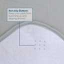 Waterproof Mattress Pad, Incontinence Bed Pads Washable, Slip Resistant Washable Underpads (52"x34"), Absorbent Reusable Protector for Bedwetting, Children, Pets, Seniors, Gray