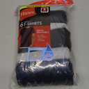 Hanes Packs, Stay-Tucked Soft Cotton, Best Undershirts for Men, White/Black/Asstd Multipacks (Small, Black/Grey/Blue Assorted - 6 Pack)