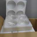 16 Pcs Glass Fish Bowl Round Vase for Centerpiece Bulk Clear Bubble Fish Bowl Decorations Flower with Water Gel Beads for Wedding Floral Floating Filler Home Decorations