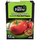 DEL FUERTE Tomato Sauce Seasoned with Red Bell Pepper 7.4 Ounce, 24-Pack (EXP 05/31/26)