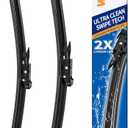 23"/26" Windshield Wipers Compatible with Toyota 2008-2020 Sequoia 2007-2020 Tundra Front Wiper Blades for My Car Original Equipment Automotive Replacement (Set of 2)