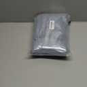 MIULEE Dusty Blue Short Linen Curtains 45 Inch Length 2 Panels for Kitchen Bedroom Bathroom, Soft Thick Linen Textured Basement Window Drapes Semi Sheer Light Filtering Back Tab Burlap Look Decor