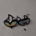 Rantizon Swim Goggles 2 Pack, Wide View Anti Fog&UV Swimming Goggles for Audlt, No Leaking Swim Glasses for Men Women Kids (Large for Adults, Black Pink & Black Purple)