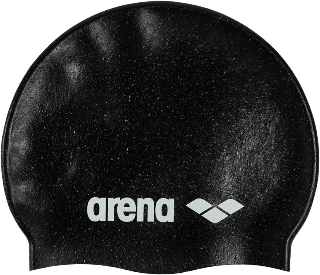 Arena Classic Unisex Soft Silicone Swim Cap for Women and Men, Intensive Training Comfortable Non-Slip Long Hair Swimming Hat