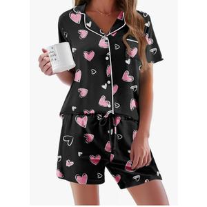 Ekouaer Pajamas Set for Women Short Sleeve Sleepwear Button Down Pjs Soft 2 Piece Lounge Sets Medium Ekouaer Pajamas Set for Women Short Sleeve Sleepwear Button Down Pjs Soft 2 Piece Lounge Sets Medium