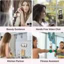 2 x Giumel 2PCS Silicone Suction Phone Case Mount, Non Slip Suction Cup, Hands-Free Phone Accessories Holder for Selfies and Videos, Silicone Adhesive Stand Sticky for Cell Phone Light Pink