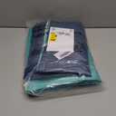 Estelar Textiler Navy Blue and Teal Blackout Curtains 72 Inch Length 2 Panels Set, Full Room Darkening Grommet Ombre Curtains for Bedroom, Thermal Insulated Light Blocking Gradient Drapes, 52Wx72L