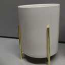 2 Set Silverware Caddy for Countertop,Sturdy Ceramic and Sturdy Metal Frame,Buffet Tableware, Party Table Decorations