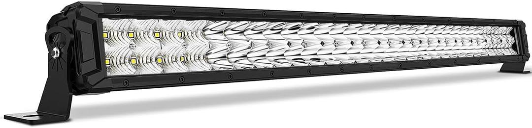 Rigidhorse 32 Inch LED Light Bar 300W Double Row Flood & Spot Beam Combo Off Road Lights for Truck SUV ATV UTV 4x4 4WD Boat