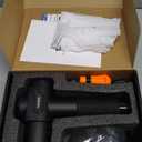 TOLOCO Massage Gun, Deep Tissue Back Massage for Athletes for Pain Relief, Percussion Massager with 10 Massages Heads & Silent Brushless Motor, Valentines Day Gifts for Him Her, Black