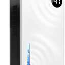 120 OZ Dehumidifier for Basement(1000 sq.ft) with Humidity Display, Auto Shut Off, 7 Color LED Light, Humidity Display, Smart Control, Drain Hose （White）