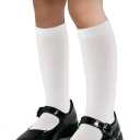 COTTON DAY 3 Pack Kids Girls Unisex Soft Knee High School Uniform Dress Socks Seamless Toe Black White Navy Blue Burgundy