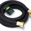 persevere Upgraded Water Hose Extension Adapter, Garden Hose Connector, 10 ft Lead-in Hose, Anti-Kink Design with Integrated Spiral Tube,for Hose Reel/RV/Dehumidifier, Durable/Drinking Water Safe