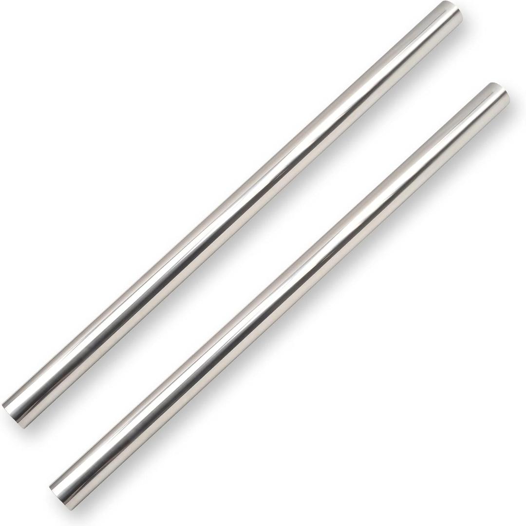3 Inch Straight DIY Custom Mandrel Exhaust Pipe Tube Pipe, 35 Inch Length, 3'' OD Mandrel Straight Pipe, T304 Stainless Steel, Universal Fitment - 2PCS