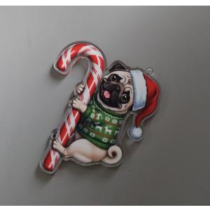 Bernedoodle Christmas Ornament 2d Flat Flat Acrylic Ornament