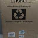 Lasko Oscillating Cyclone Pedestal Fan, Adjustable Height, Timer, Remote Control, 3 Speeds, for Bedroom, Living Room, Home Office, 18", Black, 1843
