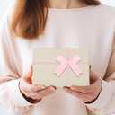 Zeyune 60 Pcs Mother's Day Elastic Bows 4 Inch Assorted Premade Craft Bows Soft Stretch Loops with Ribbon Knots for Mother's Day Wrapping Party Boxes Decoration Supplies Crafts Gifts(Sweet Style)