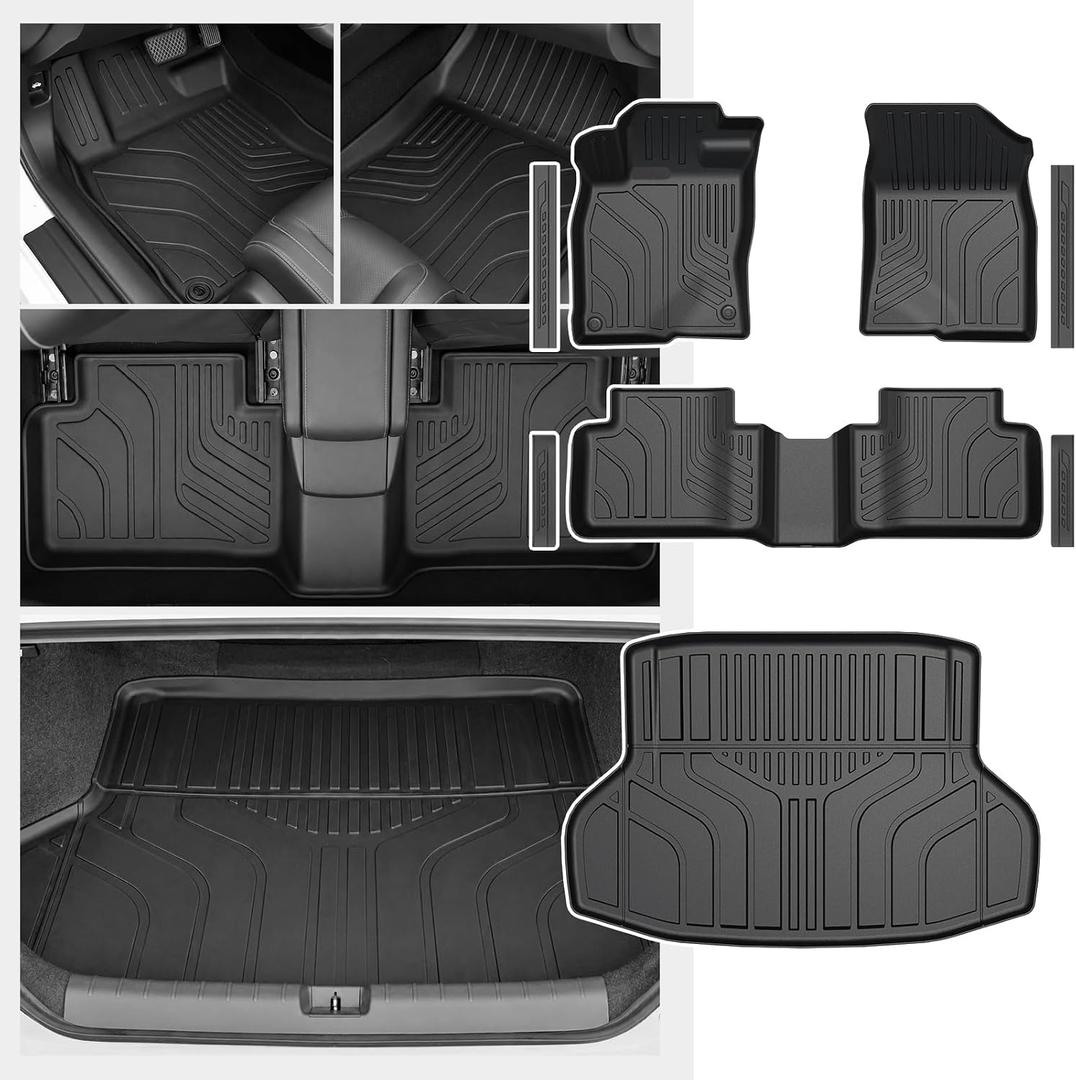 Floor Mats for Honda Civic Sedan 2016-2021, with Cargo Mat
