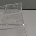 Rectangular Acrylic Vases for Centerpieces, 16 Inches Long Floral Vase with Holes for Flowers, Clear Rectangle Box Tray for Roses Modern Flower Arranger for Wedding Home Dining Table Decor, 2pcs