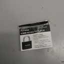 Puroma Lock Keyed Padlock, 2 Pack Aluminum Locks with 3 Keys Alike, 7/8 Inch Locker Lock 43mm Small Padlocks for Gate, Fence, Shed, Toolbox, School Gym Locker, 1.1 Inch, 2 Pack, Black