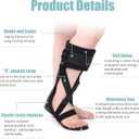 Medical AFO Foot Drop Brace Ankle Foot Orthosis Drop Foot Stabilizer Support for Walking with Shoe for Men and Women for Stroke, MS, Hemiplegia Foot Drop, ALS (XL-Left)