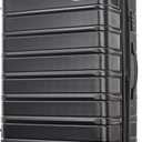 Samsonite Omni 2 28-Inch Large Checked Hardside Luggage with 360 Spinner Wheels - Scratch Resistant Hardshell - TSA Lock - Expandable Polycarbonate Shell for Lightweight Travel - Midnight Black