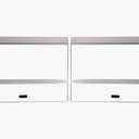 H2Pro 36" Glass Canopy, 2PCS Set Compatible with Seapora & Deep Blue 40gal Breeder (16.93 x 16.54 x 0.16in)