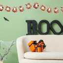 Ganeen Halloween Flower Halloween Ghost Decorations String Lights 10 ft 20 LED Day of The Dead Skeleton Hanging LED Lights Battery Operated Dia De Los Muertos Indoor Outdoor Decor