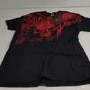 Hot Leathers Black Over The Top Skull Short Sleeve Tee (Medium)