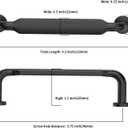Asidrama 10 Pack 3.75 Inch(96mm) Matte Black Kitchen Cabinet Handles, Cabinet Pulls Kitchen Cabinet Hardware for Cupboard Drawer Pulls
