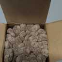 UGASA Soft Corduroy Decorative Pillow Cover 12x20 Inch Boho Striped Oblong Throw Pillow Cover Modern Home Decor for Sofa Living Room Couch Bed Light Brown, 1 Piece