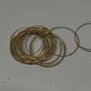 Zonon 50 Pcs Metal Rings for Crafts Gold Craft Rings Hoops Floral Macrame Hoops for DIY Crafts Macrame Dream Catcher Supplies Wedding Table Wreath Decor Wall Hanging (3 Inch)