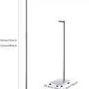 Sintuff Adjustable Cloth Display Stand 48-72 Inches Single Garment Rack Metal Costumer T Shirt Display for Thrift Shop Vendors Retail Store(Silver)