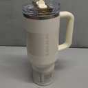 STANLEY Quencher ProTour Flip Straw Tumbler with Leakproof Lid | Built-In Straw & Handle | Cupholder Compatible for Travel | Insulated Stainless Steel Cup | BPA-Free (40 Ounces, Cream Fade)