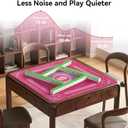 KEILOKLOK 32.4x32.4 Inch Mahjong Mat for Table 3MM Noise Reduction