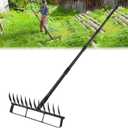 Garden Hoe Stirrup Hoe Weeding Tools, 2-in-1 Garden Hoe for Weeding with 76.8" Adjustable Handle, Heavy Duty Gardening Tools with 12 Tines for Weeding, Loosening, Digging and Cultivation