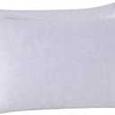 Set of 2, 95% Feather 5% Down Decorative Throw Pillow Insert, Cotton Cover, 12x20 Inch
