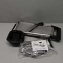 NIOSAVM commercial Mandoline Slicer,Stainless Steel Vegetable Slicer,non-slip mandoline slicer for kitchen,Keto,Potato,cucumber,4 Blades & Cut-Resistant Gloves(Includes Brush & Cloth).