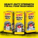 Glad Large 30 Gallon Trash Bags, Unscented Heavy Duty Garbage Bags, Forceflex with Drawstring, 50 Count (Packaging May Vary)